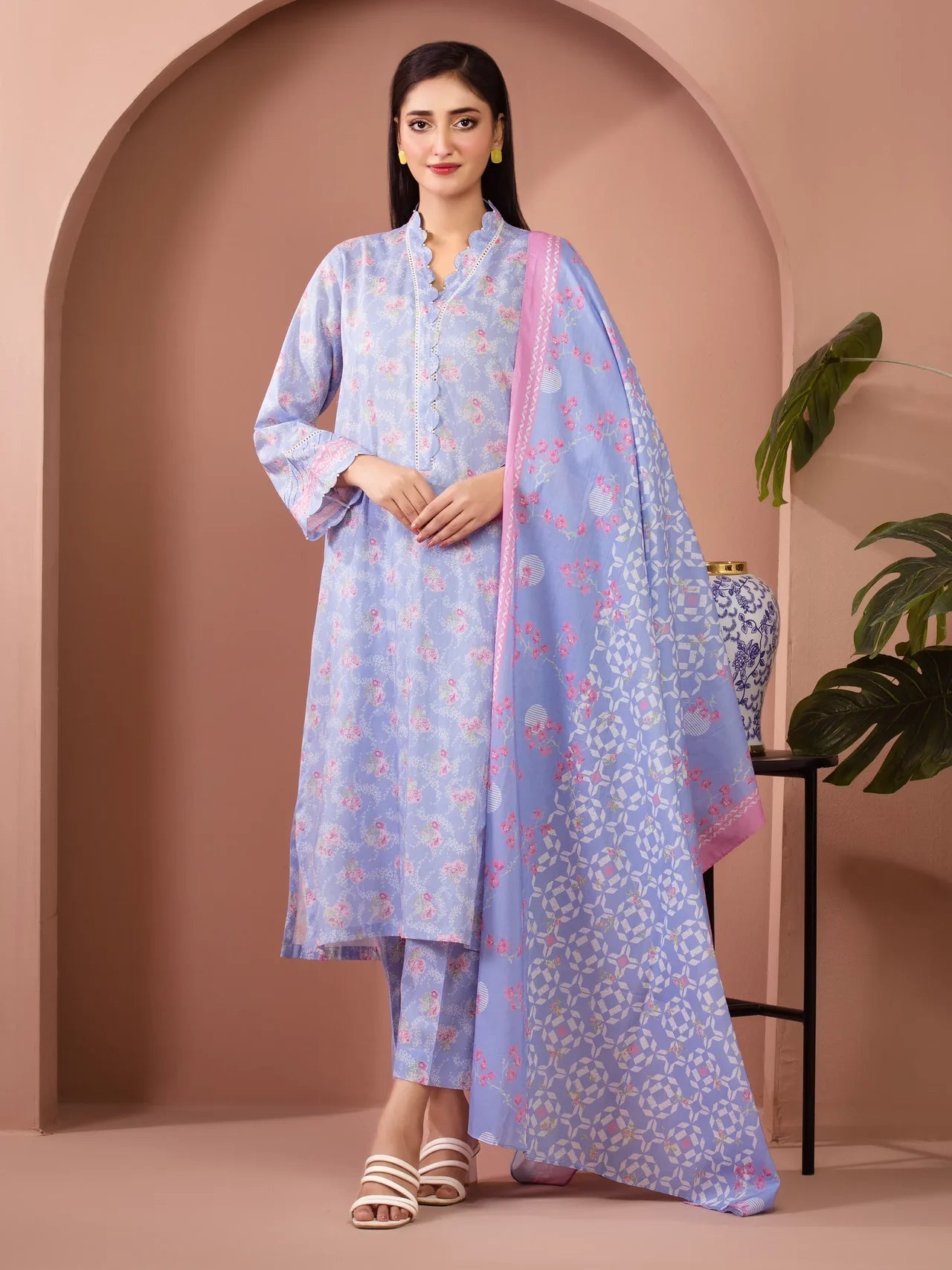 Edenrobe 3-Piece Lawn Suit
