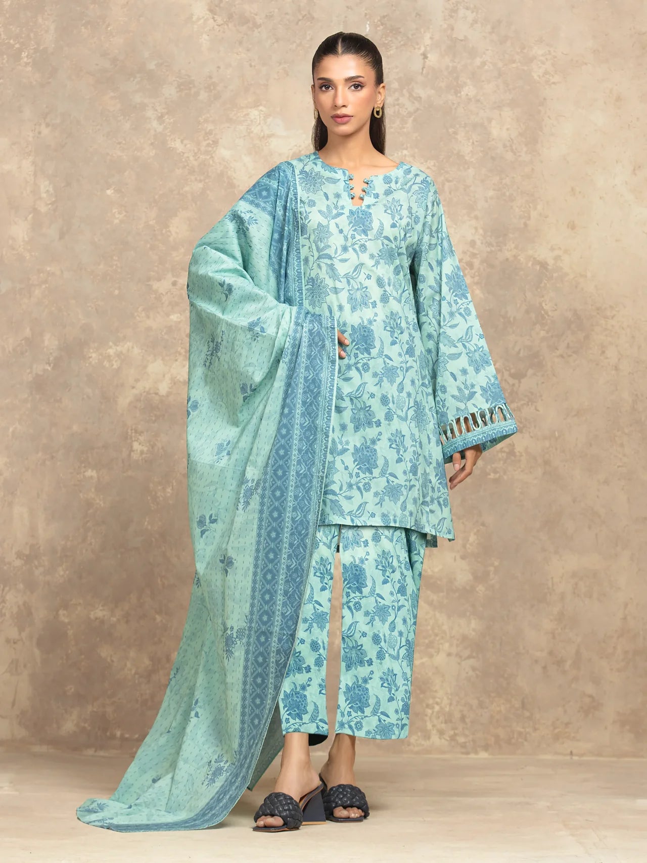 Edenrobe 3-Piece Lawn Suit