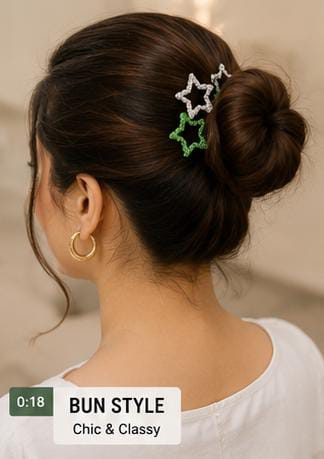 Handmade Hair Star Pins