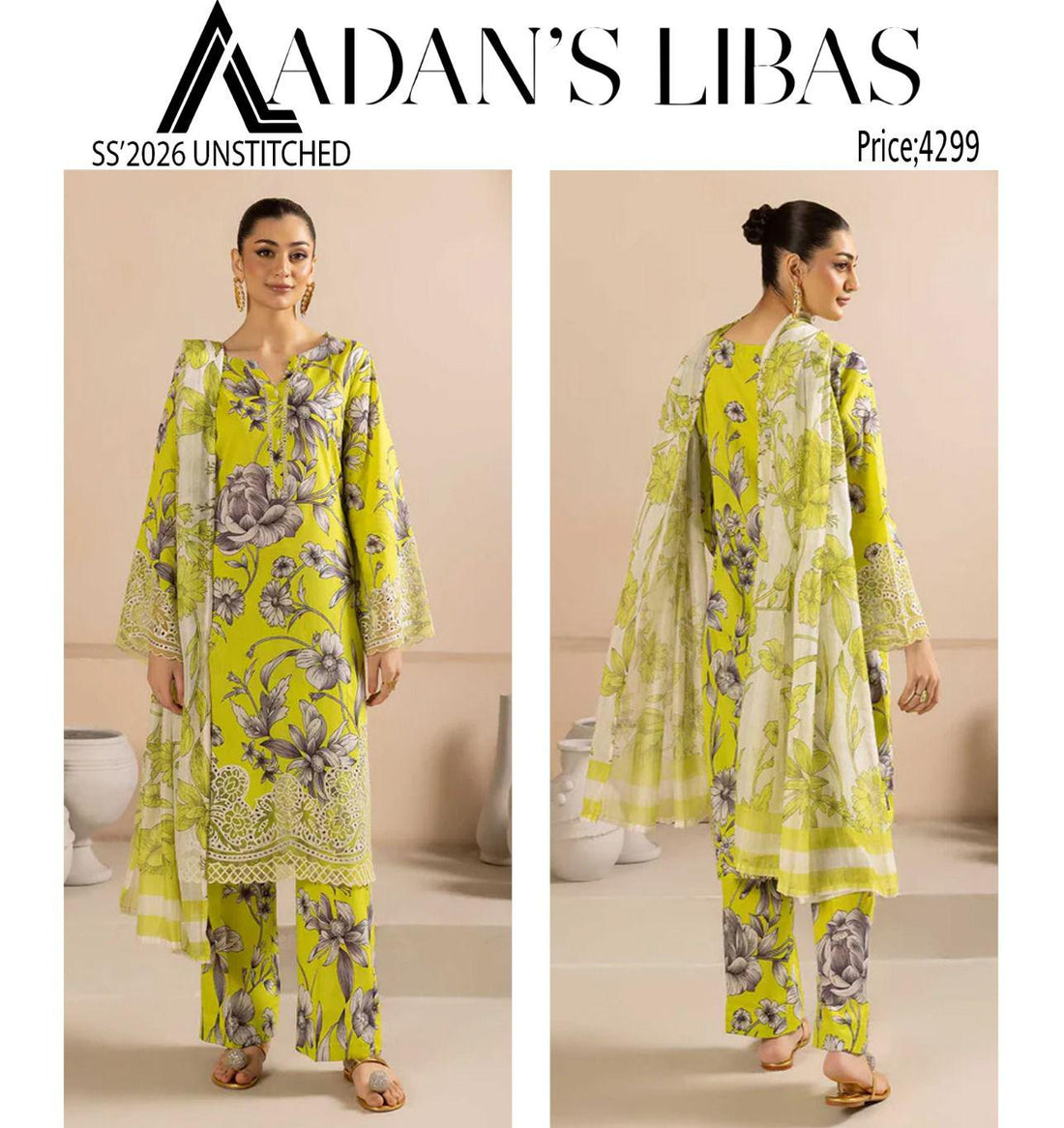 ADAN LIBAAS Luxury Premium Lawn Vol.