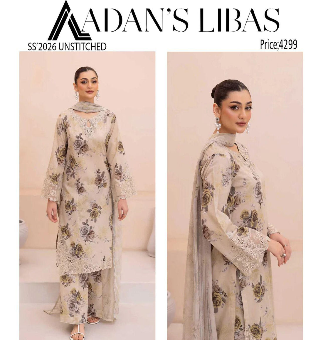 ADAN LIBAAS Luxury Premium Lawn Vol.
