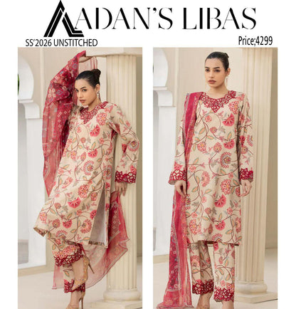 ADAN LIBAAS Luxury Premium Lawn Vol.