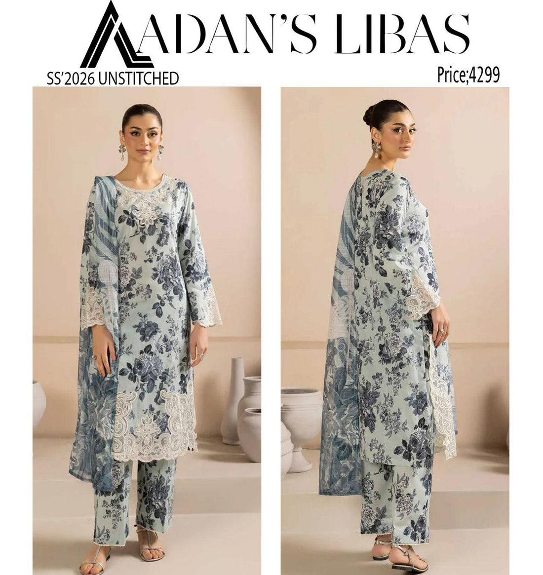 ADAN LIBAAS Luxury Premium Lawn Vol.